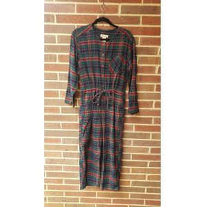 Flannel One PIece Jumpsuit Union Suit Pajamaes S P